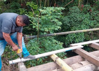 Prefeitura de São Sebastião recupera ponte da Sudelpa, em Maresias