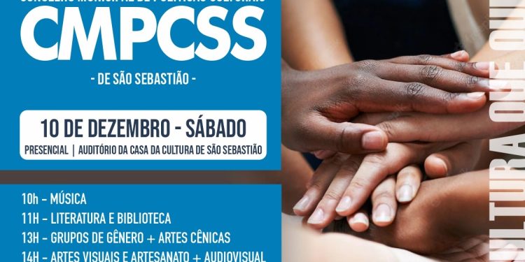 Eleições Gerais do Conselho Municipal de Políticas Culturais de São Sebastião acontecem no dia 10 de dezembro