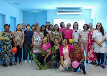 Outubro Rosa: comemoração sobre o mês de combate ao câncer de mama é realizada no Centro de Reabilitação da Topolândia