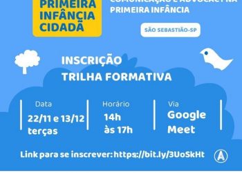 Estão abertas inscrições para trilha formativa do projeto Primeira Infância Cidadã (Pic)