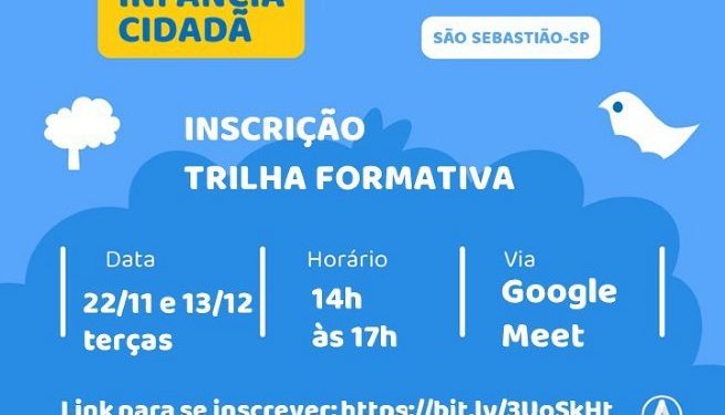 Estão abertas inscrições para trilha formativa do projeto Primeira Infância Cidadã (Pic)