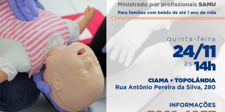 Prefeitura abre inscrições para treinamento de Técnica de Desengasgo de Bebês de até um ano de vida