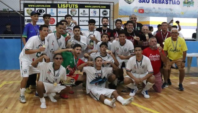 Caiçara é campeão do Campeonato Lisfuts sub-18