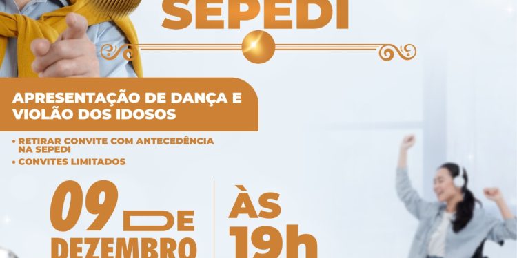 Prefeitura realiza festa de confraternização de fim de ano para idosos e pessoas com deficiência