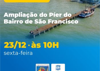 Prefeitura entrega obra de ampliação e reforma do píer do convento do bairro São Francisco