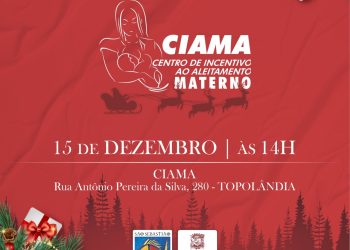 Confraternização de final de ano do CIAMA será marcada pela chegada do Papai Noel