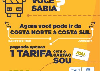 Novo Sistema de Transporte Público Coletivo permite usuário a ir da Costa Norte à Costa Sul pagando uma tarifa