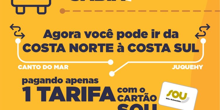 Novo Sistema de Transporte Público Coletivo permite usuário a ir da Costa Norte à Costa Sul pagando uma tarifa