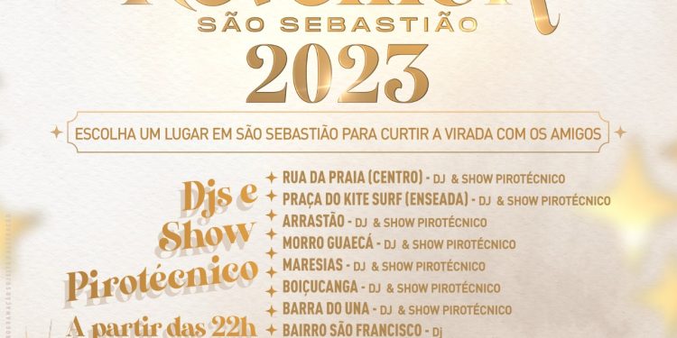 Prefeito Felipe Augusto anuncia Festa de Réveillon em São Sebastião