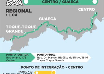 Linha L02 tem reforço para ampliar horários até Toque – Toque Grande