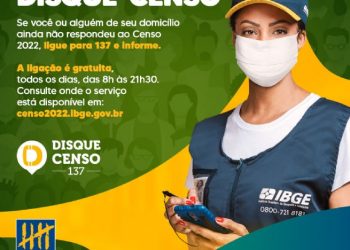 IBGE lança central para facilitar visita de recenseadores