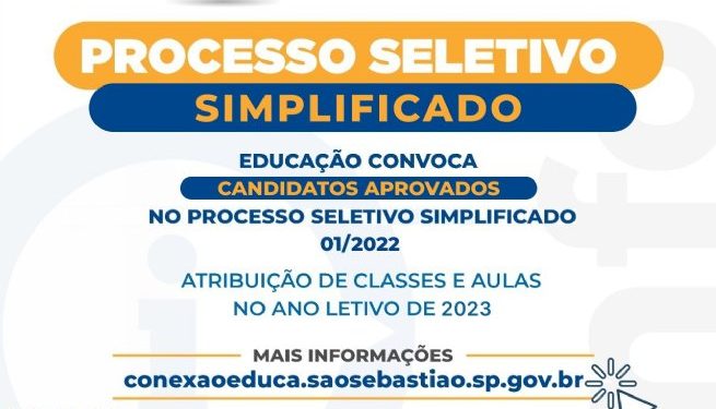 Prefeitura de São Sebastião convoca mais de 300 aprovados no processo seletivo da Educação