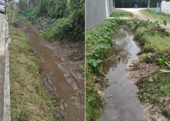 Prefeitura realiza desobstrução de galerias e limpeza de valas em Boraceia e Bora Bora
