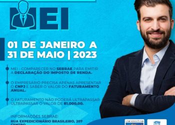 Microempreendedores Individuais devem comparecer ao SEBRAE para emissão da Declaração de Imposto de Renda