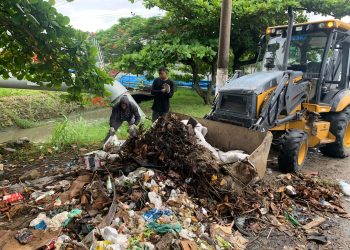 Prefeitura de São Sebastião realiza serviço de cata-cata na região central e alerta sobre descarte irregular de entulhos