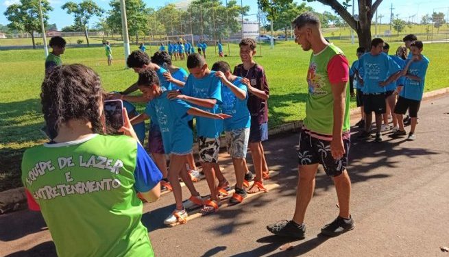 Estudantes intercambistas de São Sebastião participam de atividades esportivas e recreativas em Aguaí