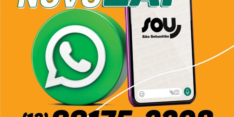 SOU São Sebastião disponibiliza novo número de Whatsapp para dúvidas, reclamações e sugestões