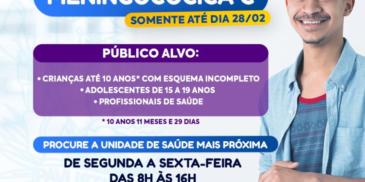 São Sebastião promove campanha de vacinação contra a Meningite C