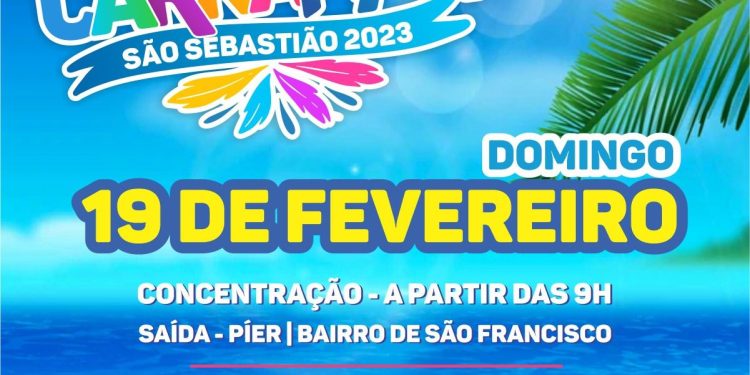 31º Carnamar São Sebastião promete muita folia e agito no domingo de Carnaval