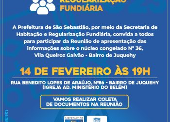 Prefeitura de São Sebastião realiza reunião sobre regularização fundiária com moradores da Vila Queiroz Galvão, em Juquehy