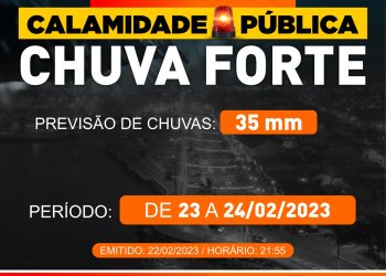 Defesa Civil de São Sebastião alerta para forte chuva nesta quinta-feira (23)