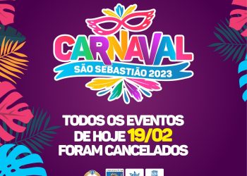 Prefeitura de São Sebastião cancela Carnamar devido às fortes chuvas que atingem o município