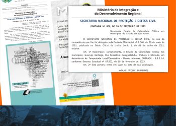 Governo Federal reconhece Estado de Calamidade Pública de São Sebastião   