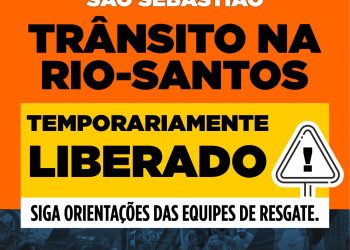 SP-55 é liberada parcialmente no trecho de Boiçucanga a Tamoios para retorno de turistas