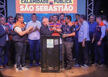 Presidente Lula afirma compromisso de trabalho conjunto entre Governo Estadual e Municipal, para recuperar os estragos causados pelas fortes chuvas em São Sebastião