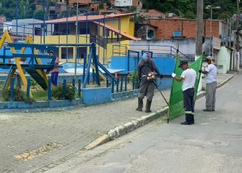 Áreas de lazer e parques infantis são revitalizados no bairro Topolândia e região