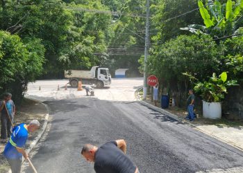Bairro Toque-Toque-Pequeno passa por serviços de recapeamento asfáltico