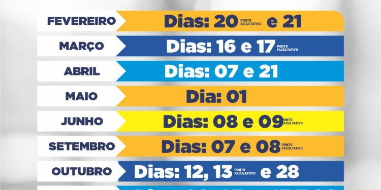 Prefeitura informa que Agiliza e demais repartições públicas não irão funcionar nos dias 20 e 21 de fevereiro