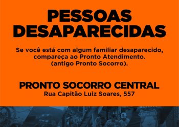 Familiares de pessoas desaparecidas devem procurar informações no Hospital de Clínicas de São Sebastião (HCSS)