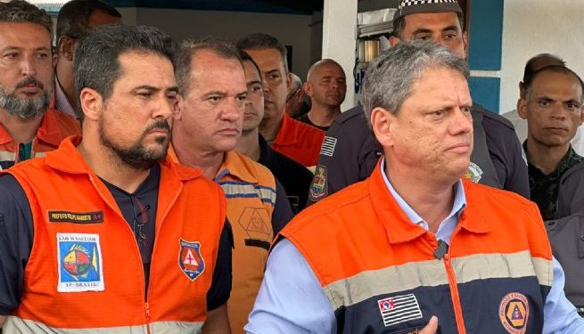 Moradores precisam perceber que não vão ficar na mão”, diz governador Tarcísio 