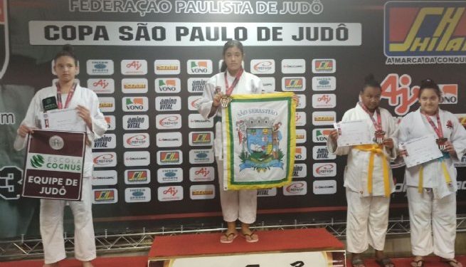 Judoca sebastianense conquista ouro na Copa São Paulo de Judô Sub-13