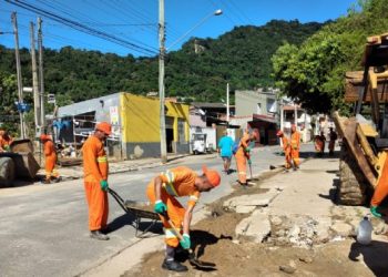 Prefeitura de São Sebastião intensifica serviços de manutenção na Topolândia e bairros da região