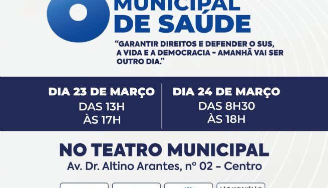 8ª Conferência Municipal de Saúde de São Sebastião começa nesta quinta-feira