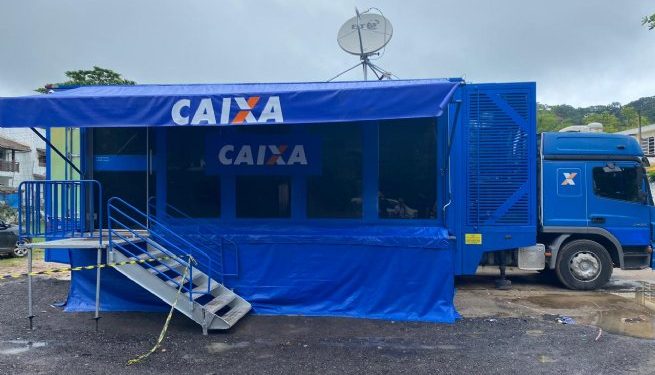 Unidade Móvel da Caixa Econômica Federal atende população em Barra do Sahy 