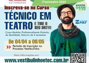 Etec São Sebastião oferece curso inédito de técnico em Teatro