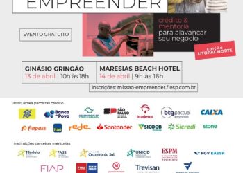 São Sebastião realiza evento de mentorias e feirão de crédito para empreendedores em parceria com a Fiesp