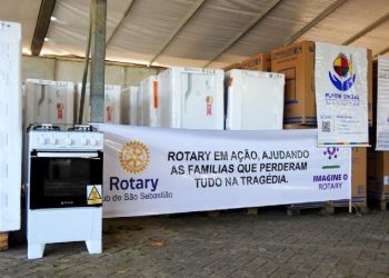 Fundo Social de São Sebastião recebe doação de 100 eletrodomésticos para vítimas das chuvas