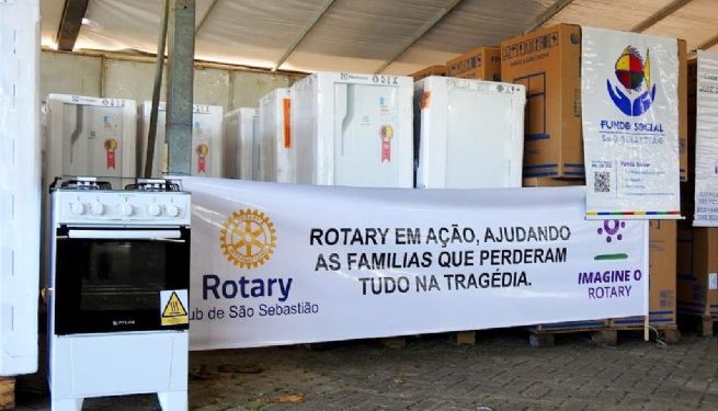 Fundo Social de São Sebastião recebe doação de 100 eletrodomésticos para vítimas das chuvas