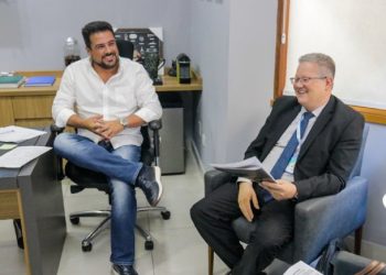 Prefeito de São Sebastião recebe representantes da Caixa Econômica para prestação de contas da calamidade