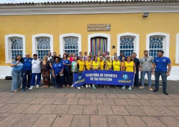 Atletas sebastianenses participam da 25ª edição dos Jogos da Melhor Idade em Guaratinguetá