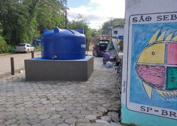 Sabesp instala mais 3 caixas-d’água coletivas no Litoral Norte