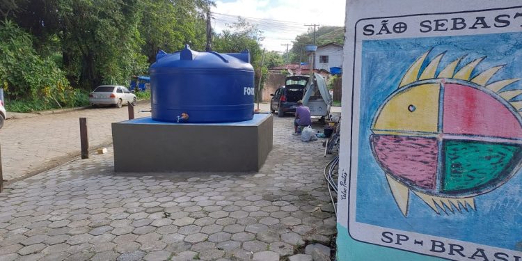 Sabesp instala mais 3 caixas-d’água coletivas no Litoral Norte