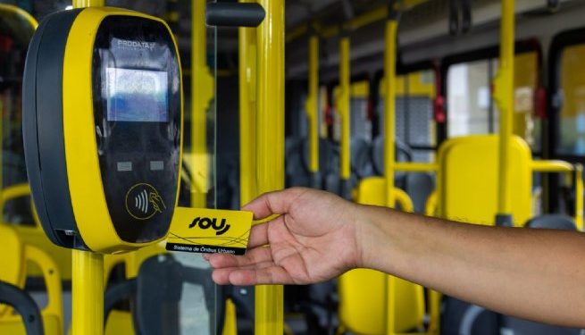 Usuários do transporte público podem recarregar cartão SOU no débito ou no crédito