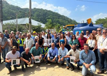 Governo de SP dá início às obras que beneficiarão 30 mil pessoas nos bairros de Barra do Sahy, Baleia e Camburi/Camburizinho, em São Sebastião, no Litoral Norte