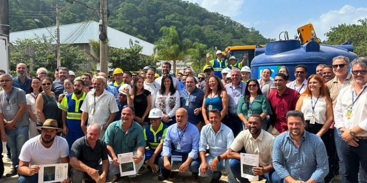 Governo de SP dá início às obras que beneficiarão 30 mil pessoas nos bairros de Barra do Sahy, Baleia e Camburi/Camburizinho, em São Sebastião, no Litoral Norte