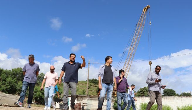 Prefeito Felipe Augusto recebe secretário estadual de Parceria em Investimento para tratar da adequação da chegada do Contorno Sul